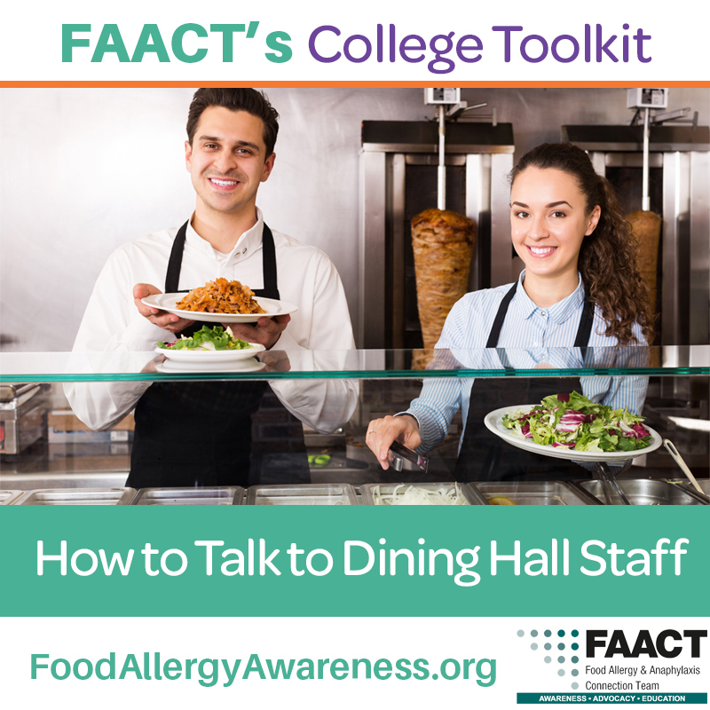 FAACT's College Toolkit - How to talk to dining hall staff with two lunch servers